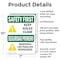 Signmission Safety Culture Sign, 7 in Width, Aluminum, Rectangle, Bilingual OS-2PACK-SF-A-710-L-10817 - alternate 2